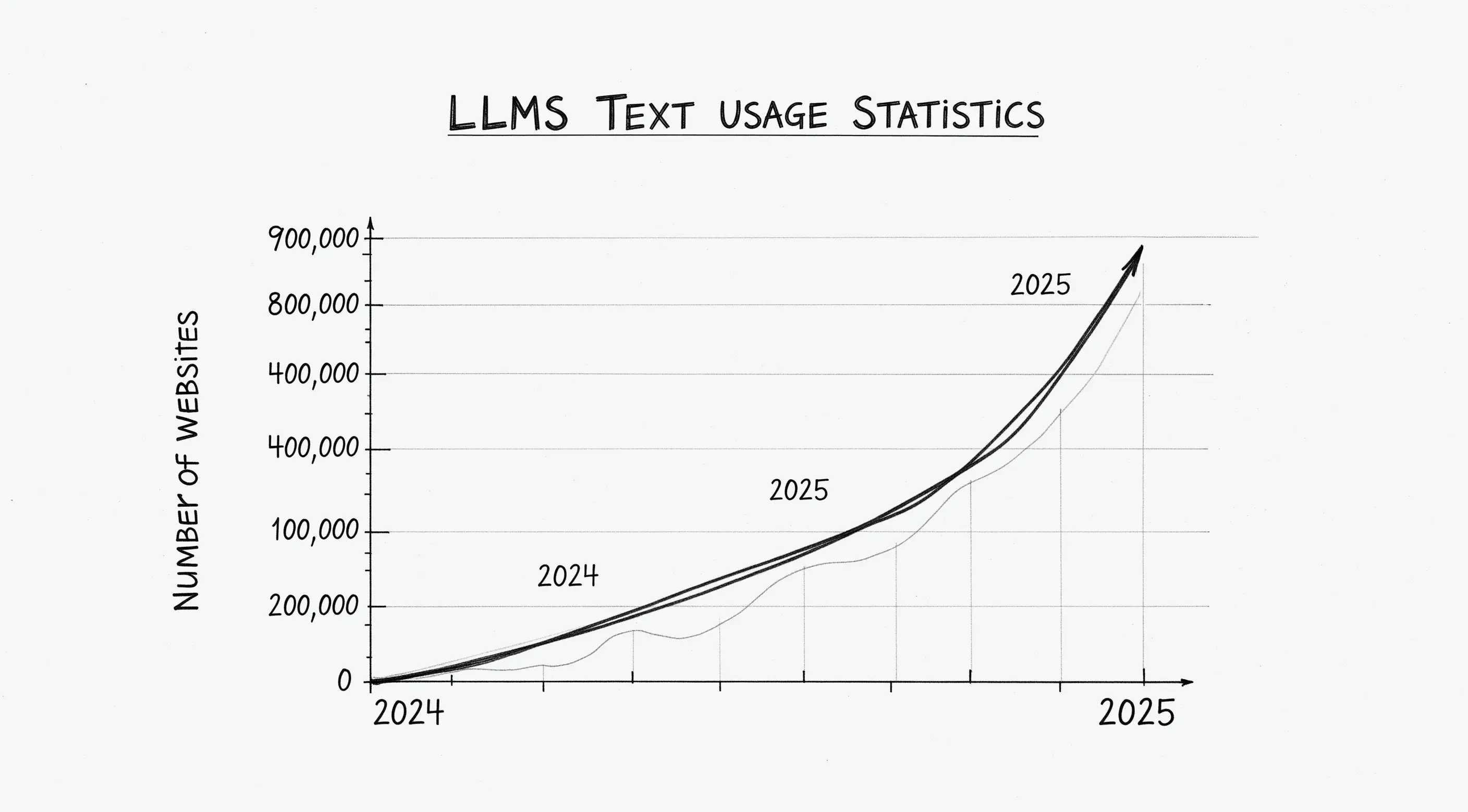 llms.txt adoption has exploded: 844,473 live websites (October 25, 2025)