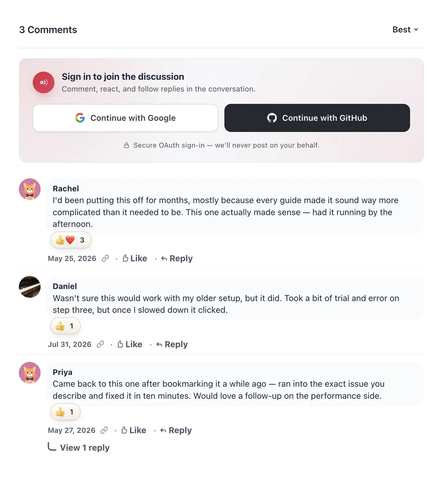 EchoThread  Comments
